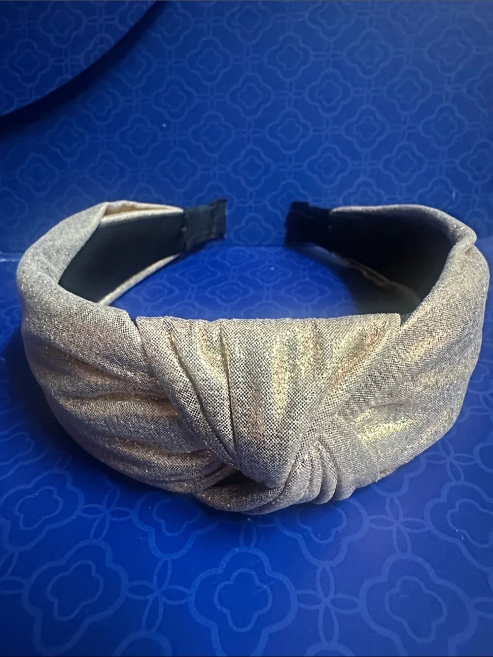 Metallic Gold Knotted Headband